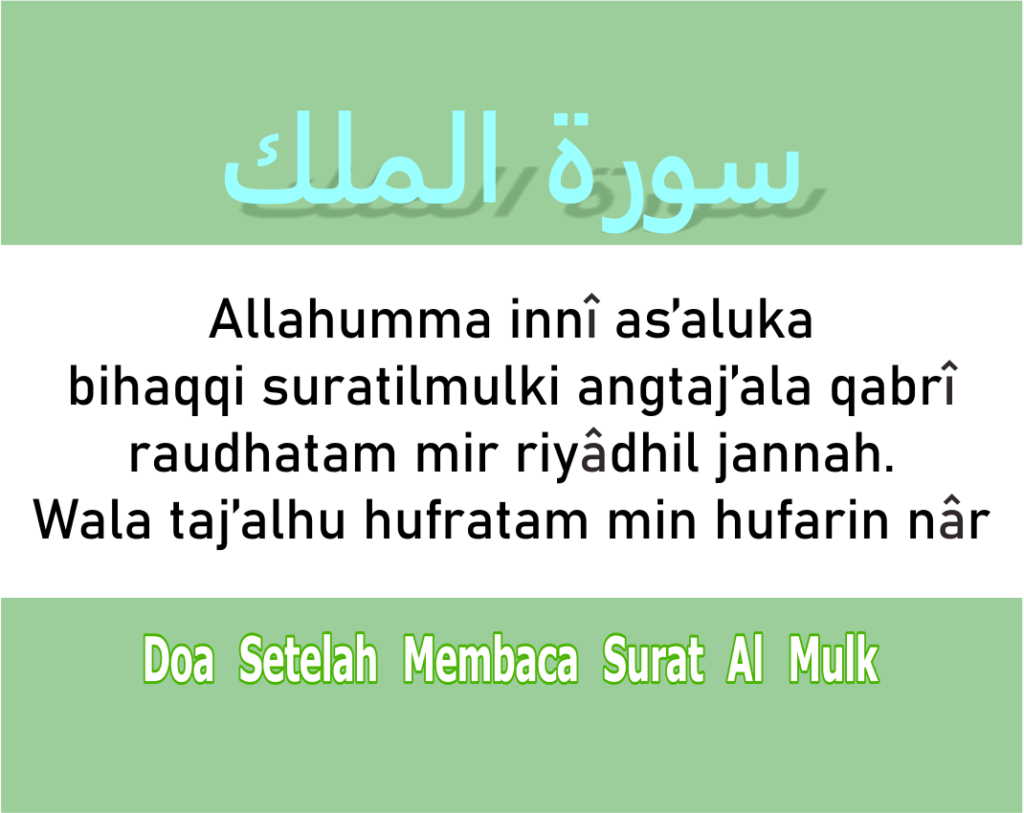 keutamaan surah al mulk - NAHWU.ID