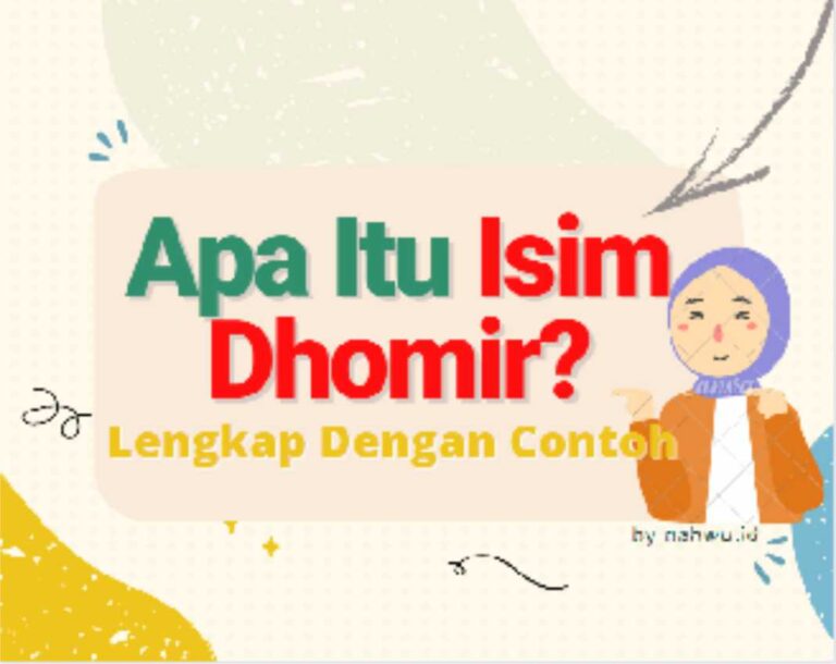 dhomir mustatir dan contohnya - NAHWU.ID