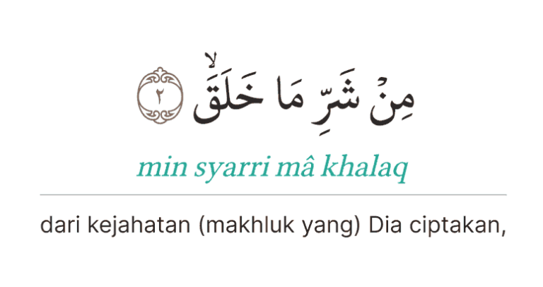 Surah Al Falaq Kandungan Khasiat Dan Artinya 3303