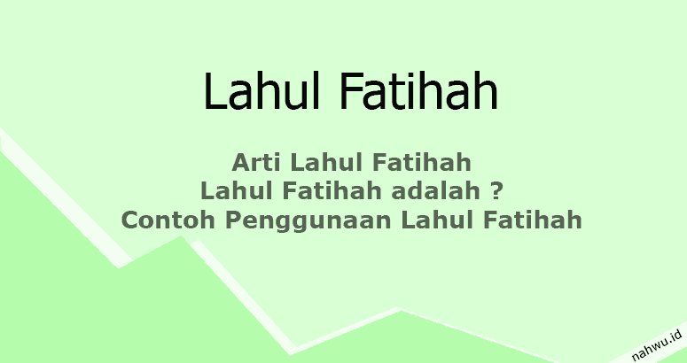 lahul fatihah