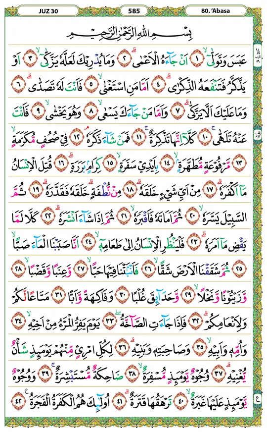 surah abasa watawalla