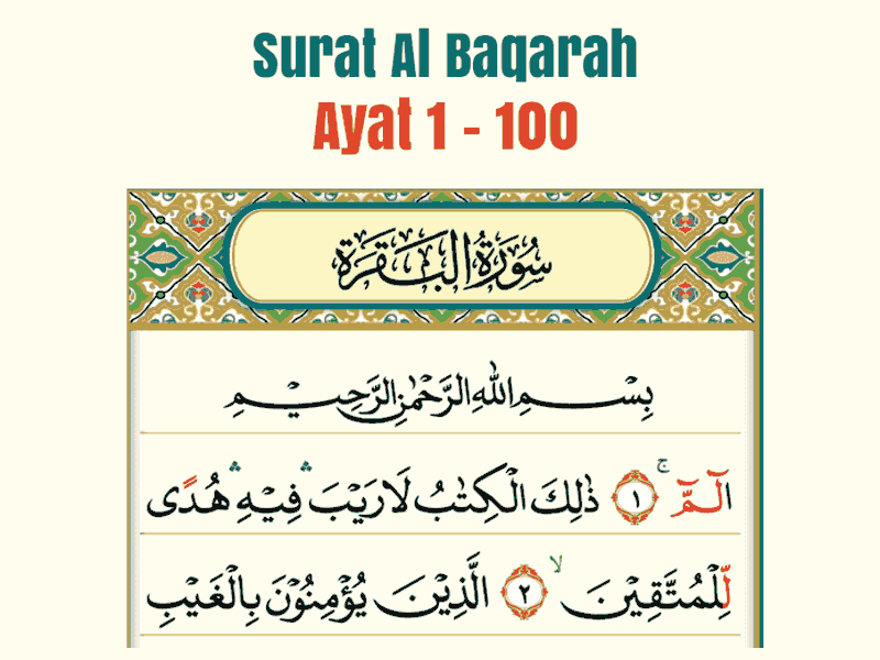 Surat al Baqarah ayat 1 100